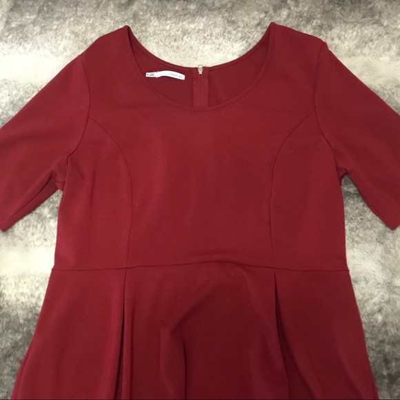 Maurices Cranberry Res Dress - Picture 2 of 5
